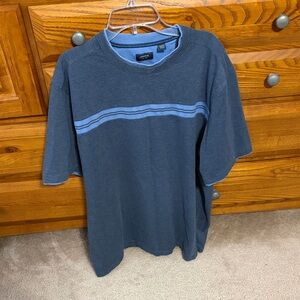 Arrow Men's Blue with Light Blue Stripe Tee